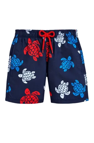 VILEBREQUIN Boys Swim Shorts Tortues Multicolored