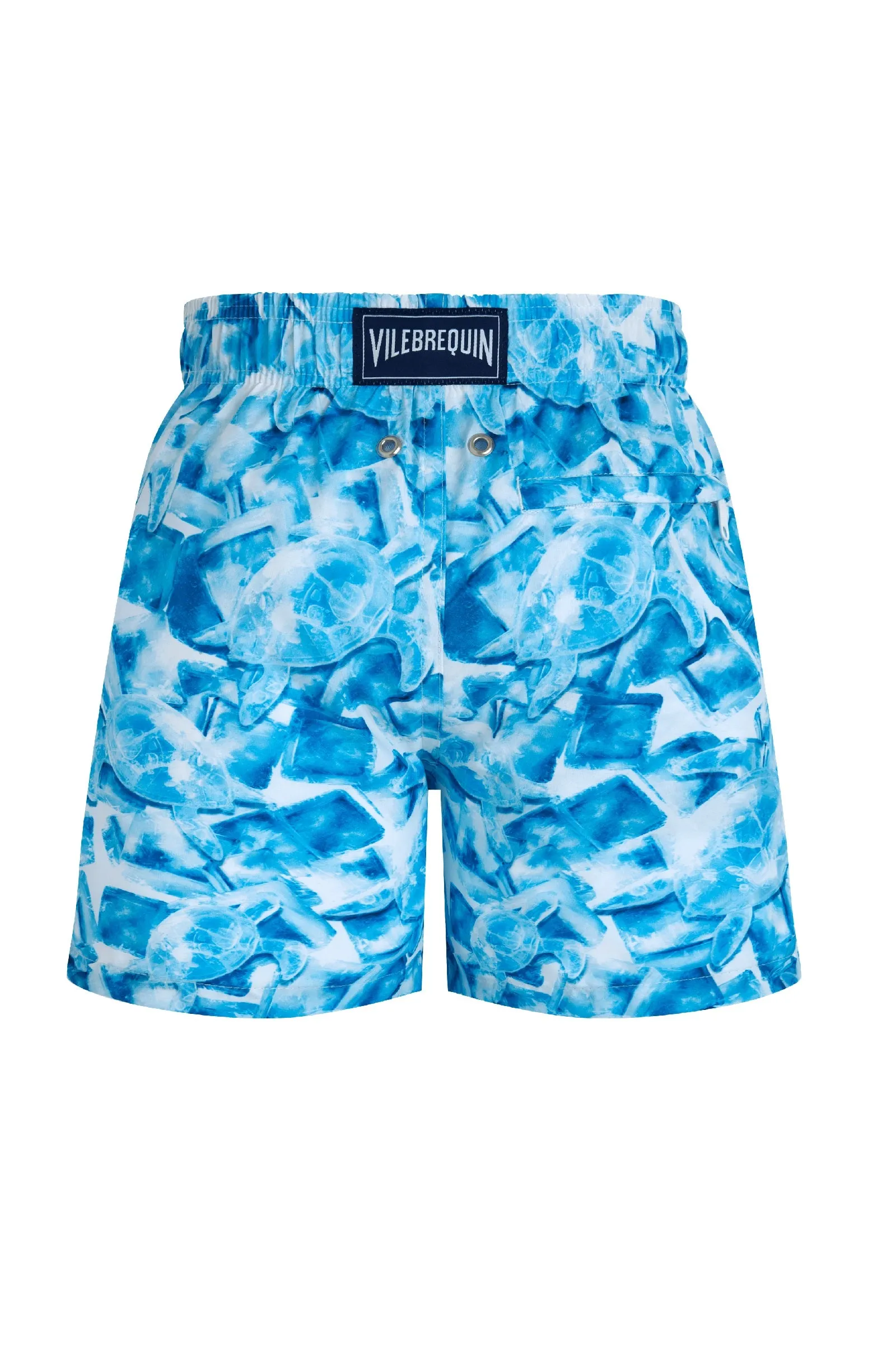 VILEBREQUIN Boys Swim Shorts Ultra-Light and Pacakable Iced Turtles