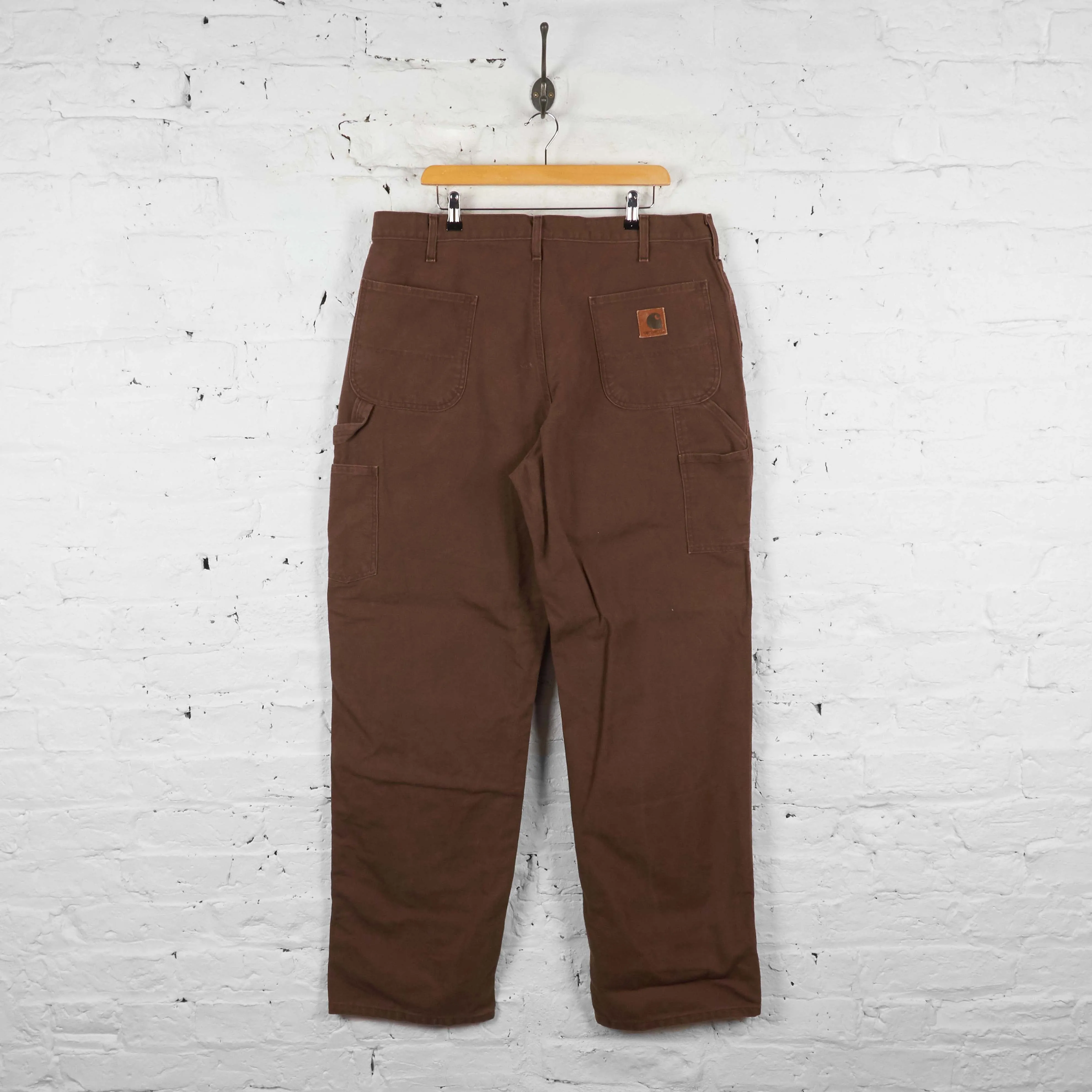 Vintage Carhartt Cargo Trousers - Brown - XXL