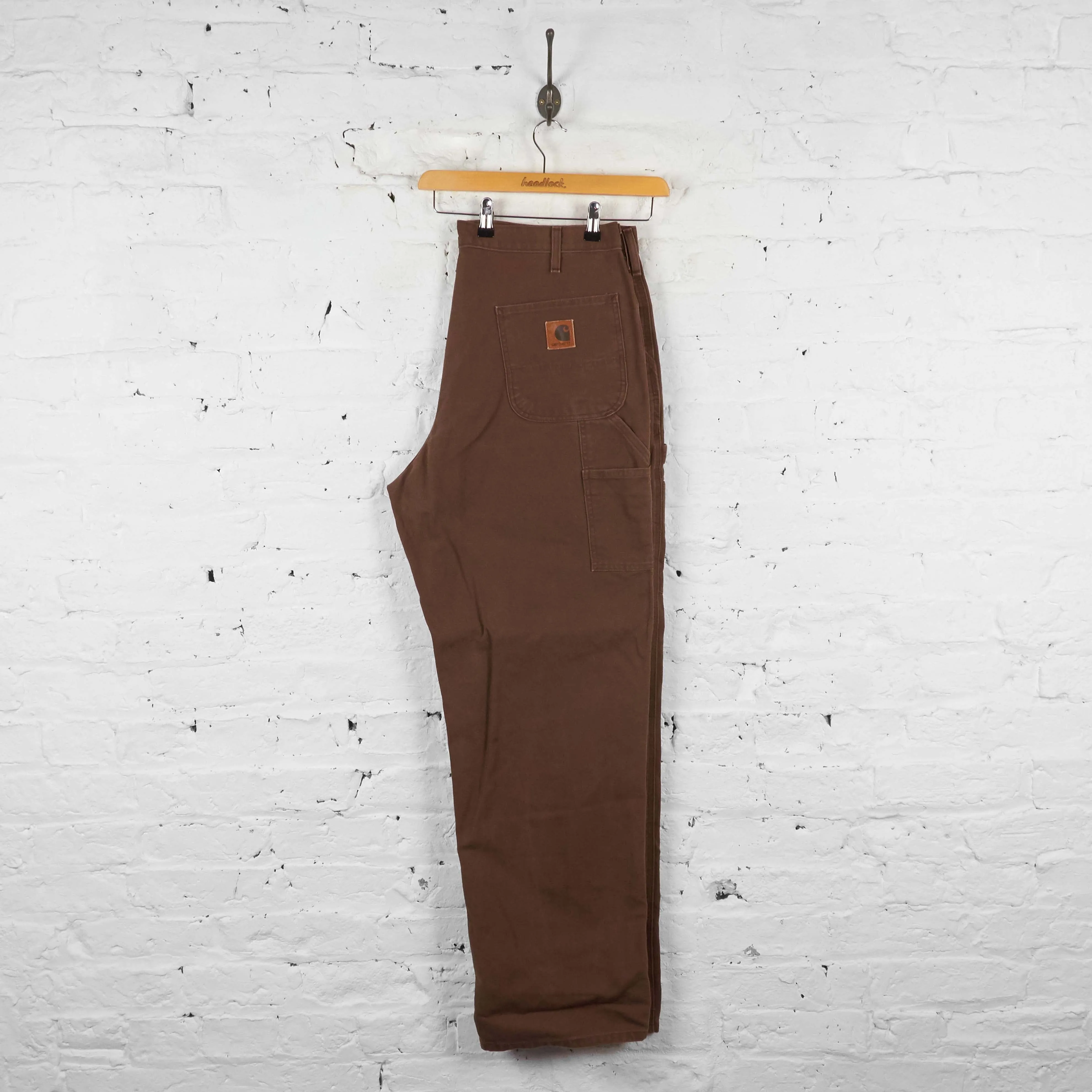 Vintage Carhartt Cargo Trousers - Brown - XXL