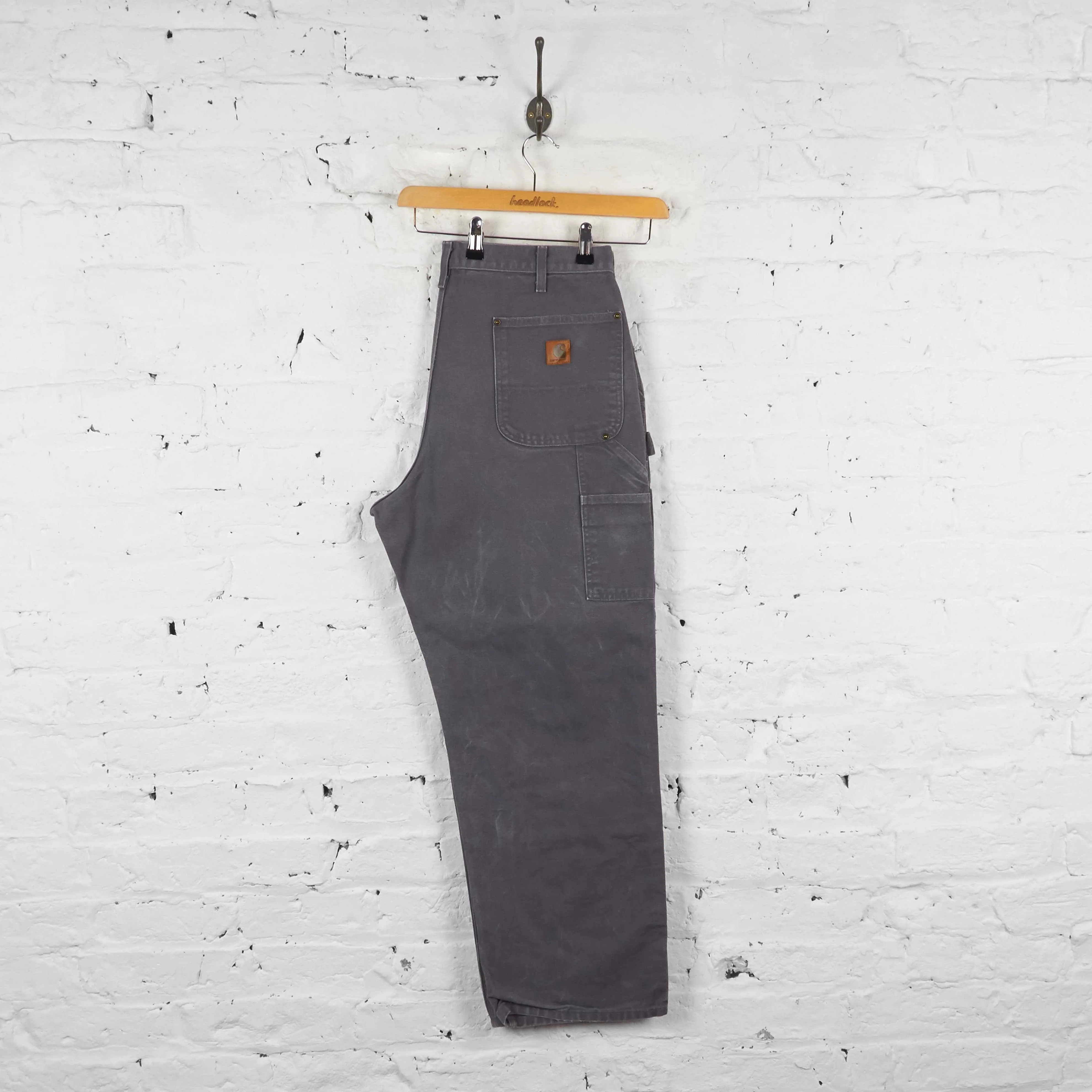 Vintage Carhartt Cargo Trousers - Grey - L