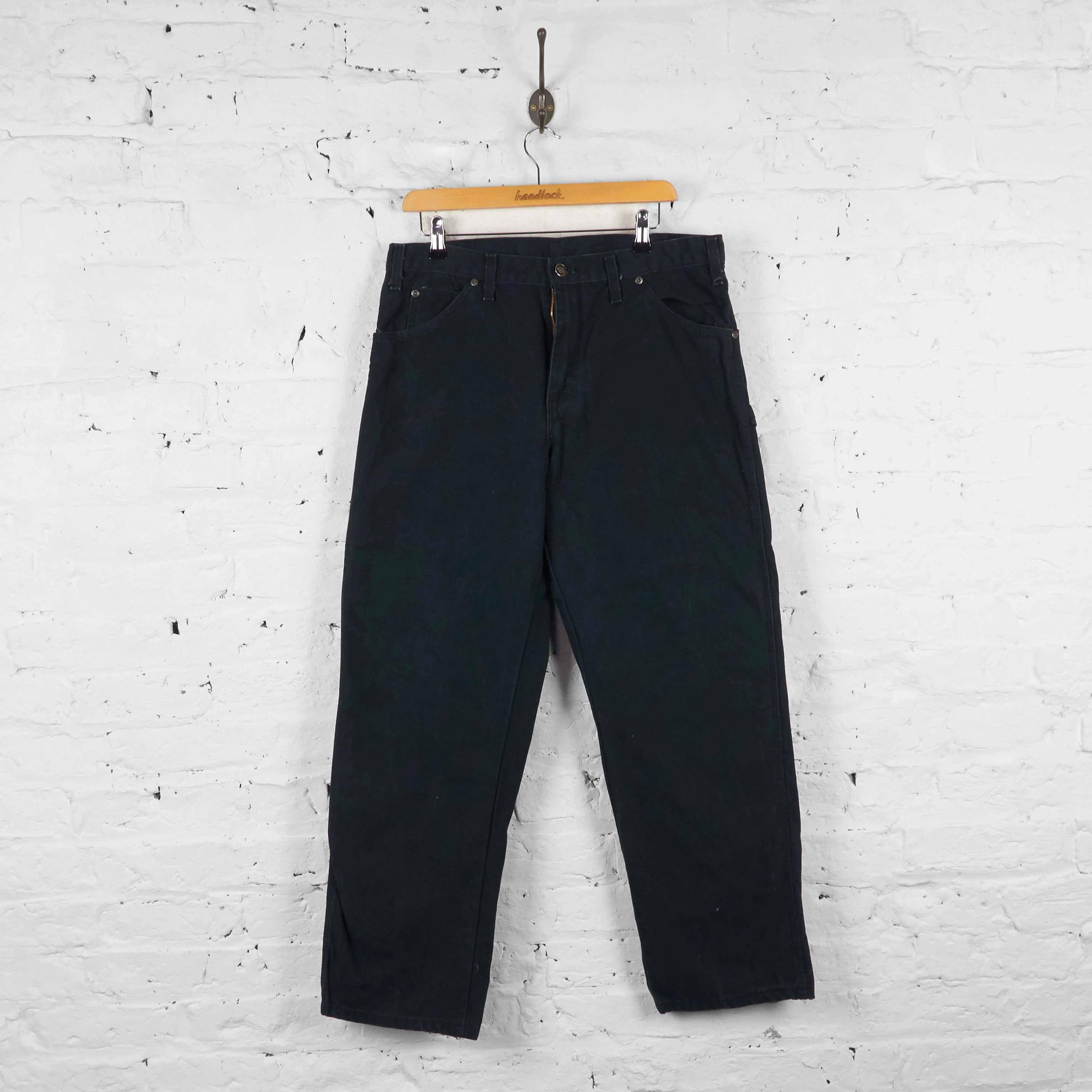 Vintage Dickies Cargo Trousers - Black - L