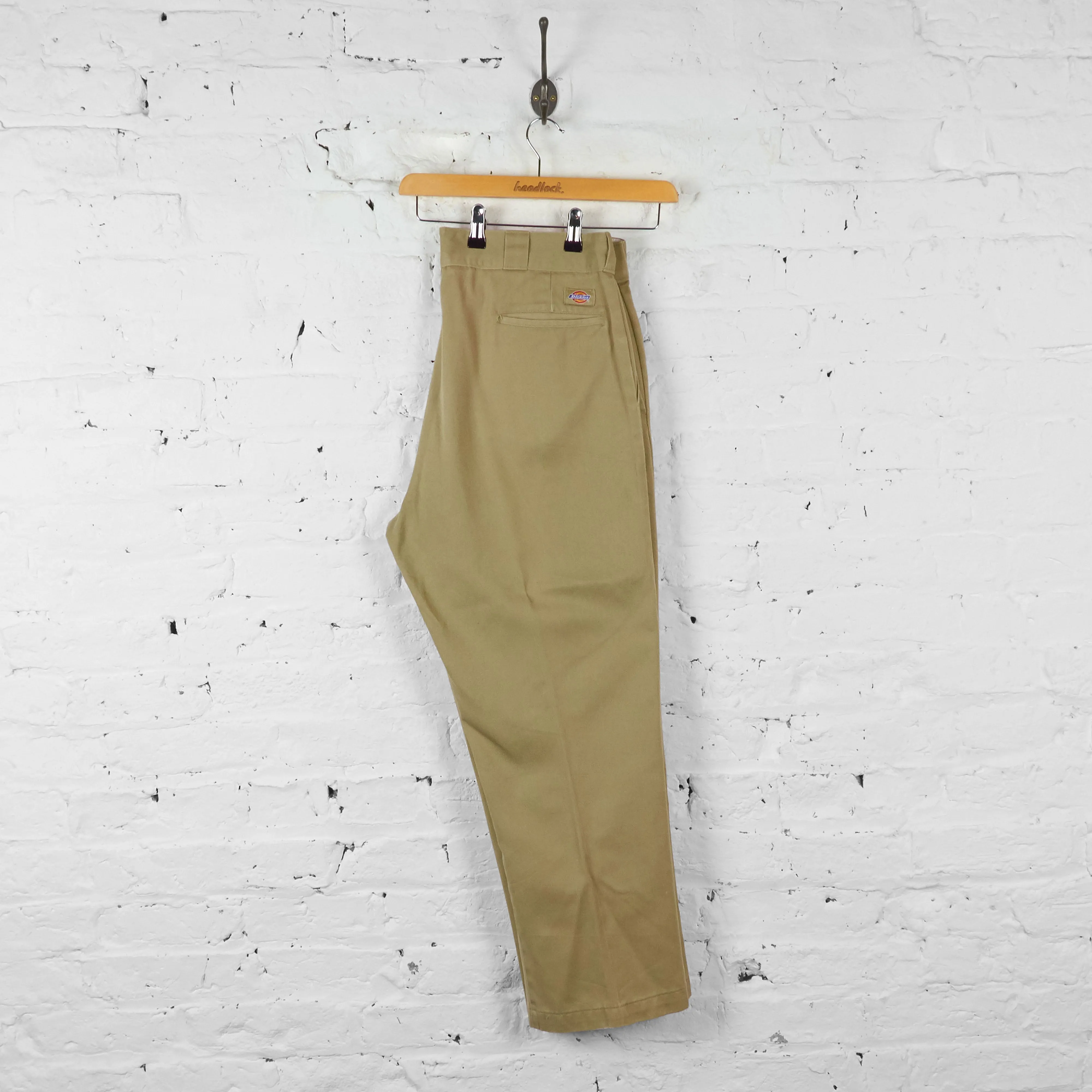 Vintage Dickies Chino Loose Fit Trousers - Beige - XL