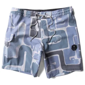 VISSLA Brotherhood boardshorts 17 - Boys - Pacific Blue