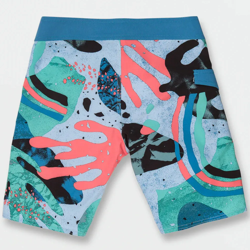 Volcom Knife Aquatic Mod Boardshort - Washed Blue