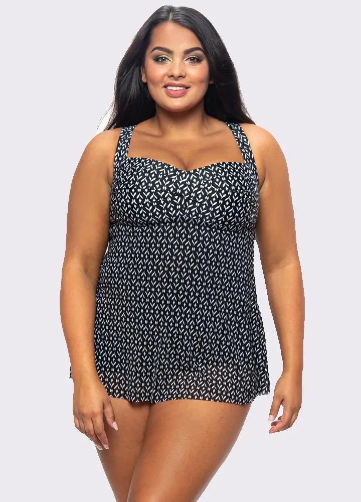 Waterfall Tankini - Leaf Bud