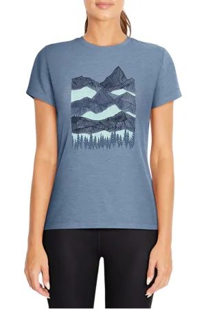 Willow Tee (Faded Denim)