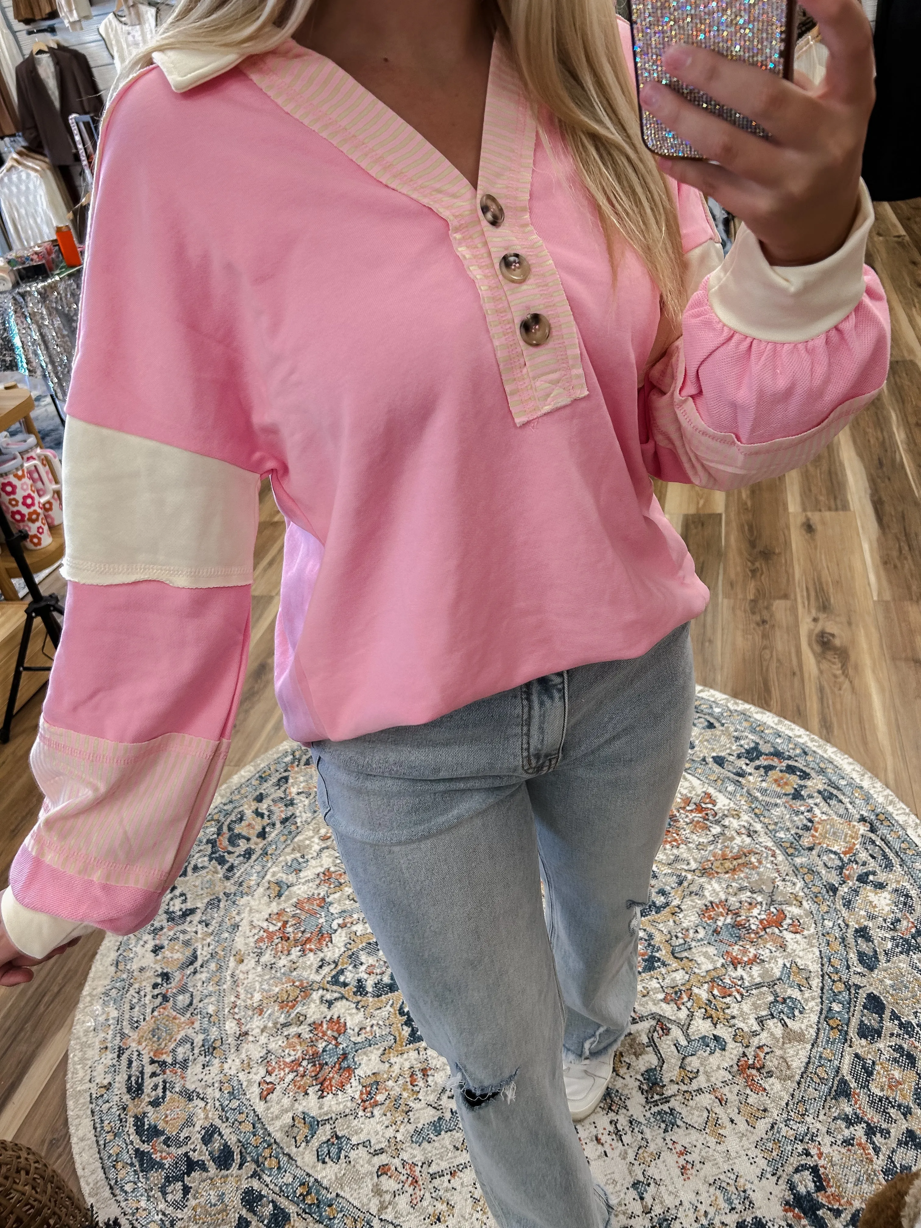 Winnie Pink Pullover