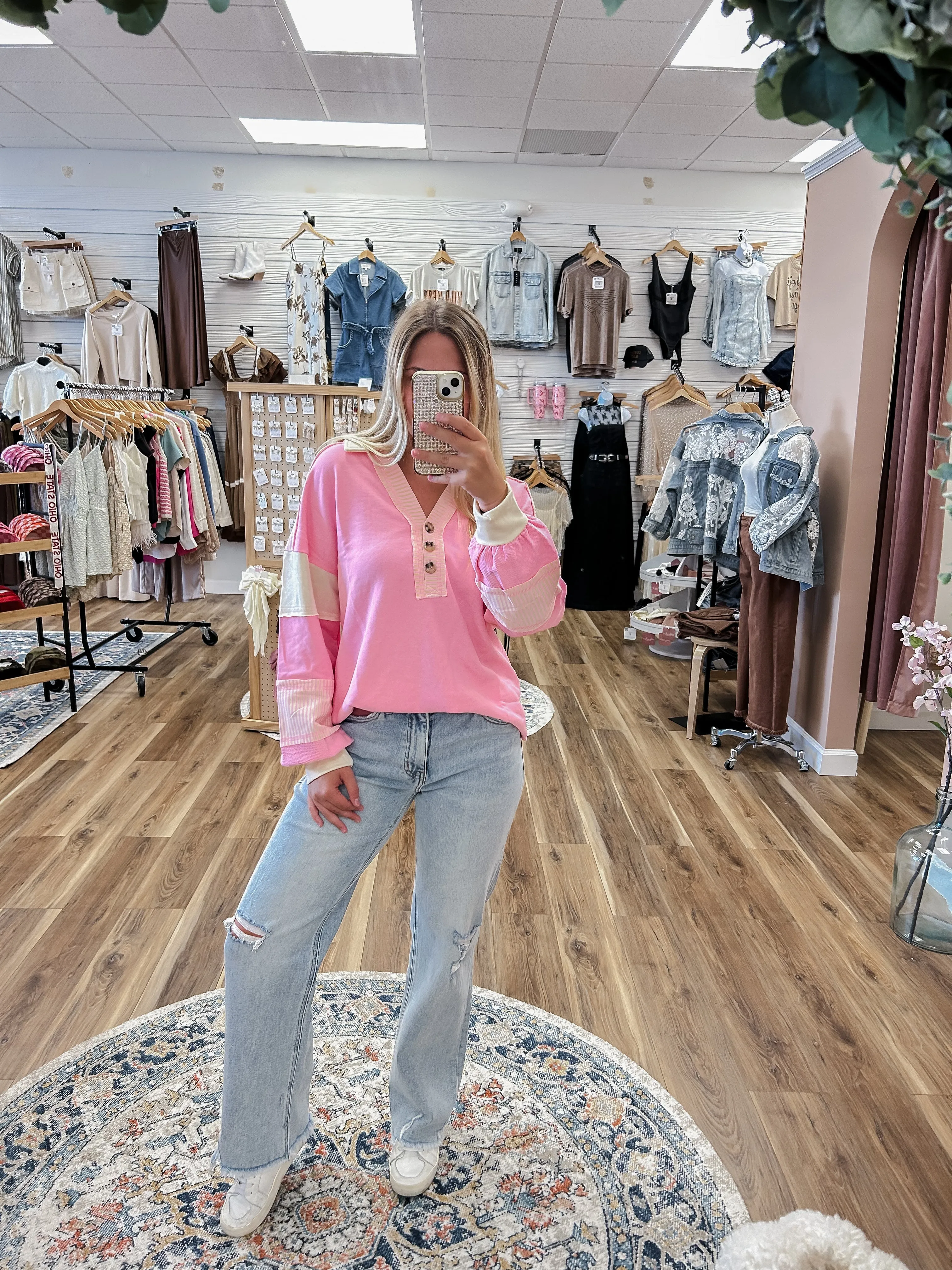 Winnie Pink Pullover