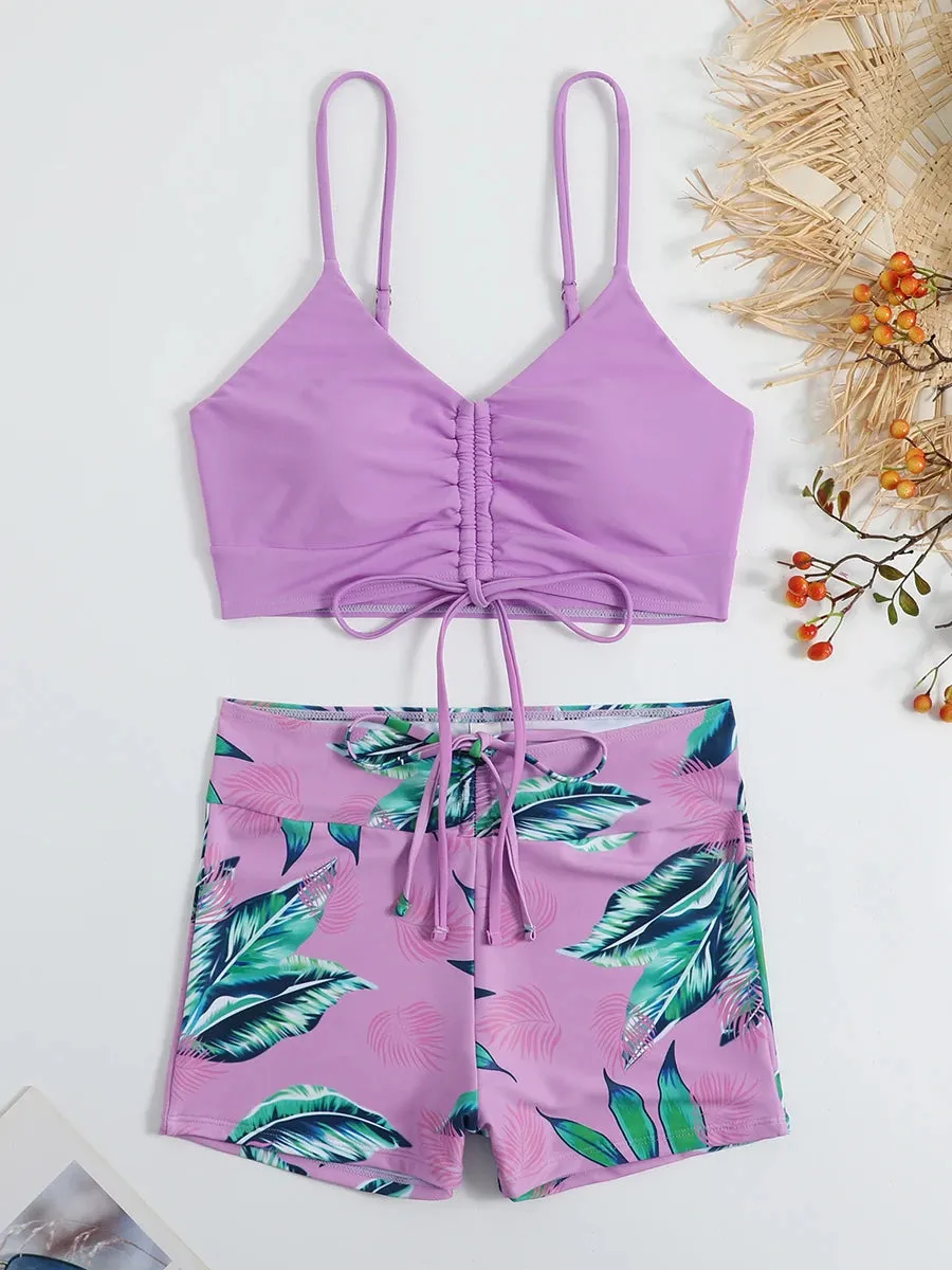 Women High Waist Swimsuit