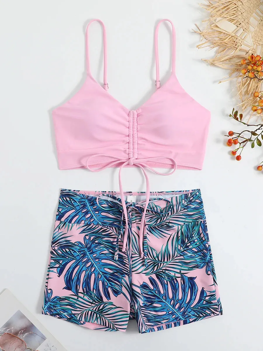 Women High Waist Swimsuit
