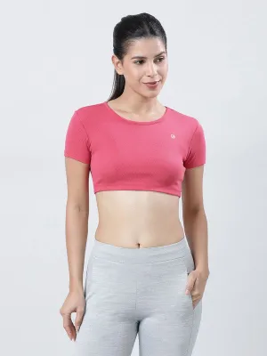 Women Meganta Solid Crop Top STUNNER TANK -01-Meganta