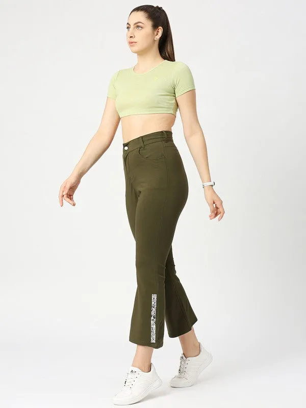 Women Pista Solid Crop Top STUNNER TANK -01-Pista