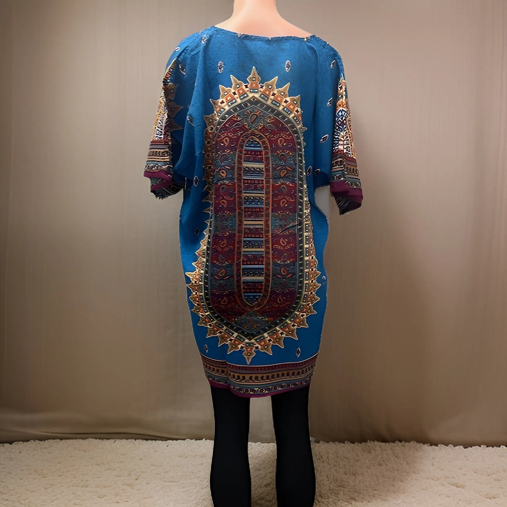 Women's Dashiki Print Tunic