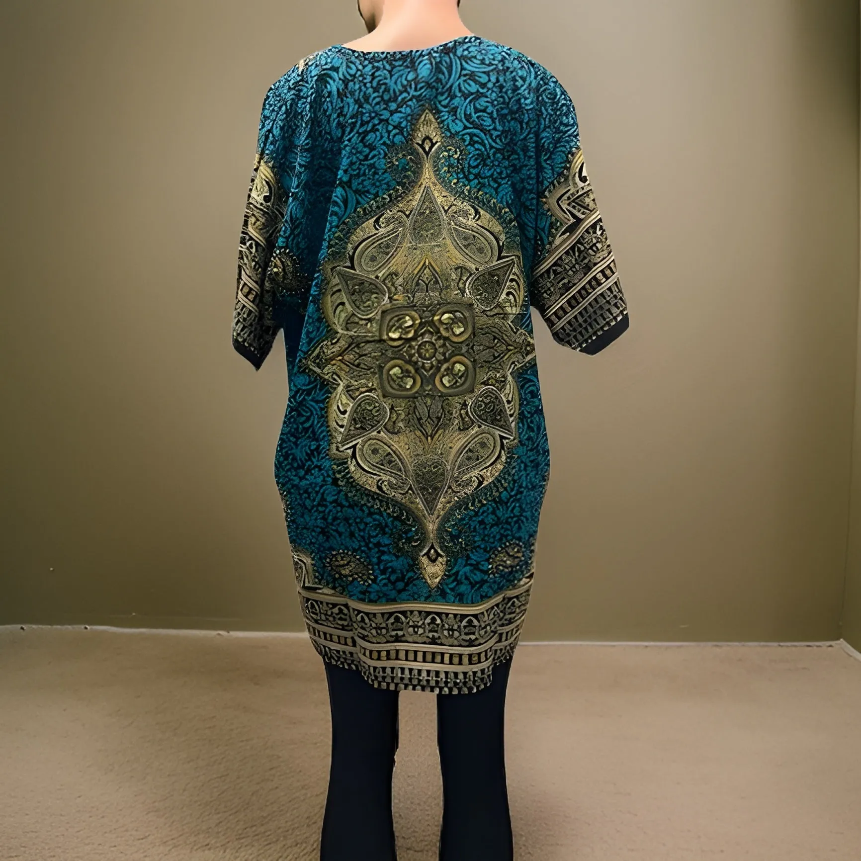 Women's Dashiki Print Tunic