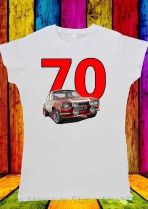 Women's Tee Mk1 Escort Mexico 70's Retro Vintage T-shirt