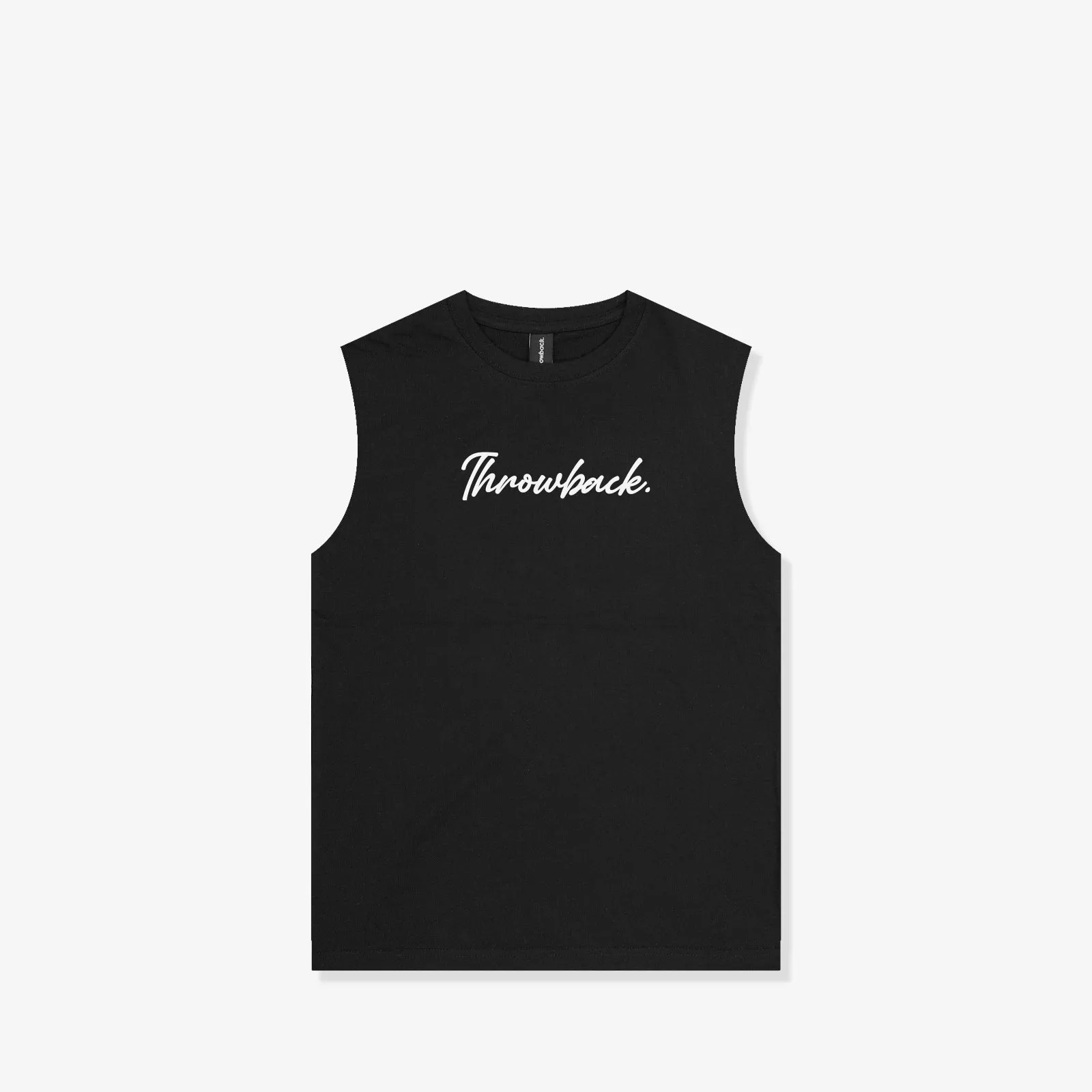 Wordmark Script Kids Tank - Black
