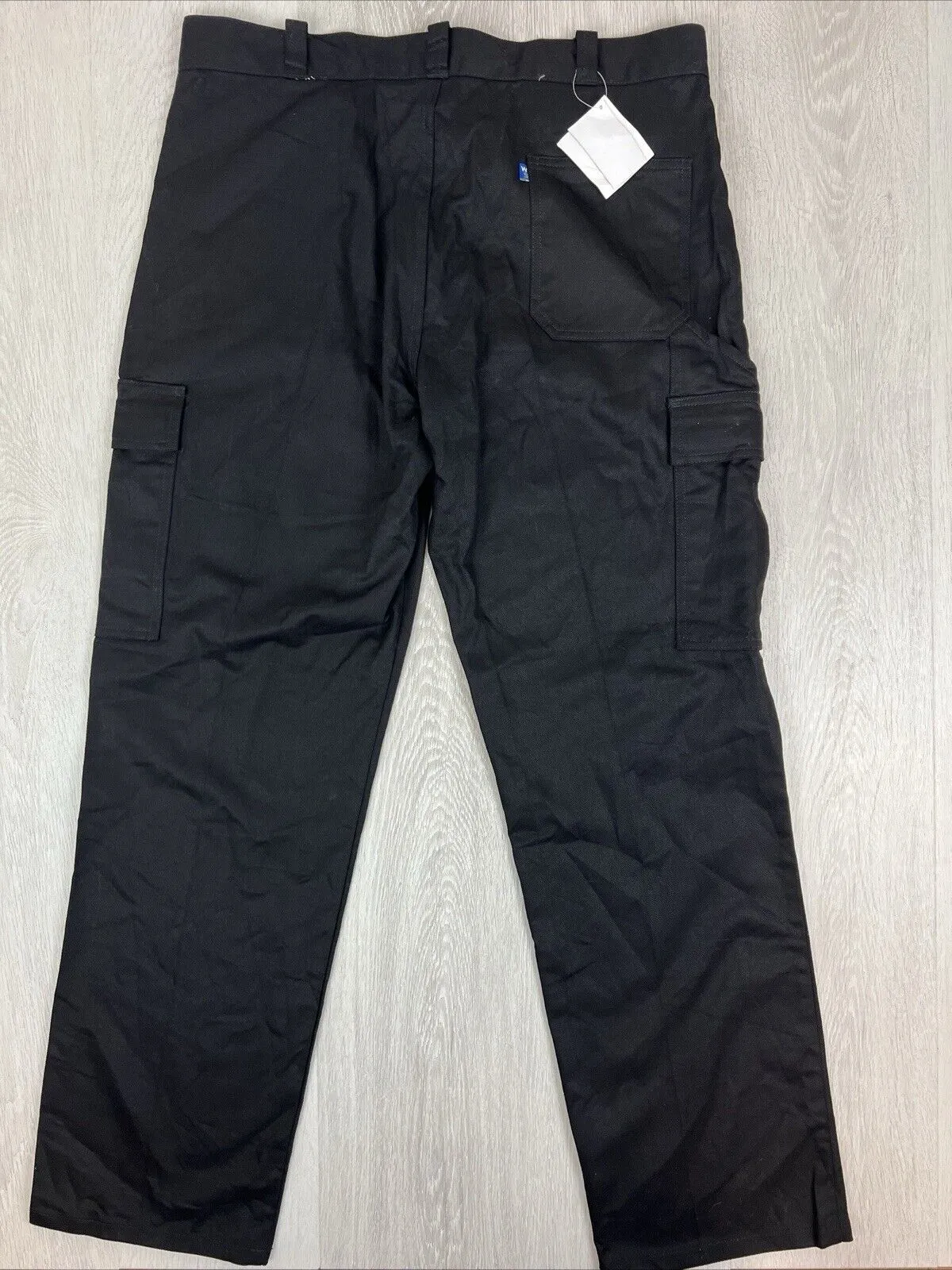 WS Workwear Mens 100% Premium Cotton Drill Cargo Trousers Size 97R (New)