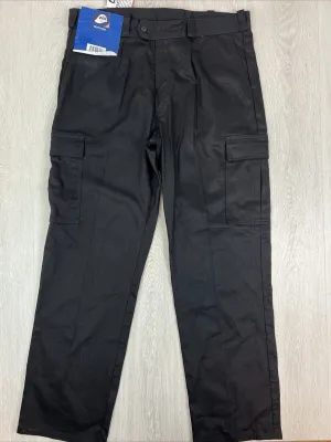 WS Workwear Mens 100% Premium Cotton Drill Cargo Trousers Size 97R (New)