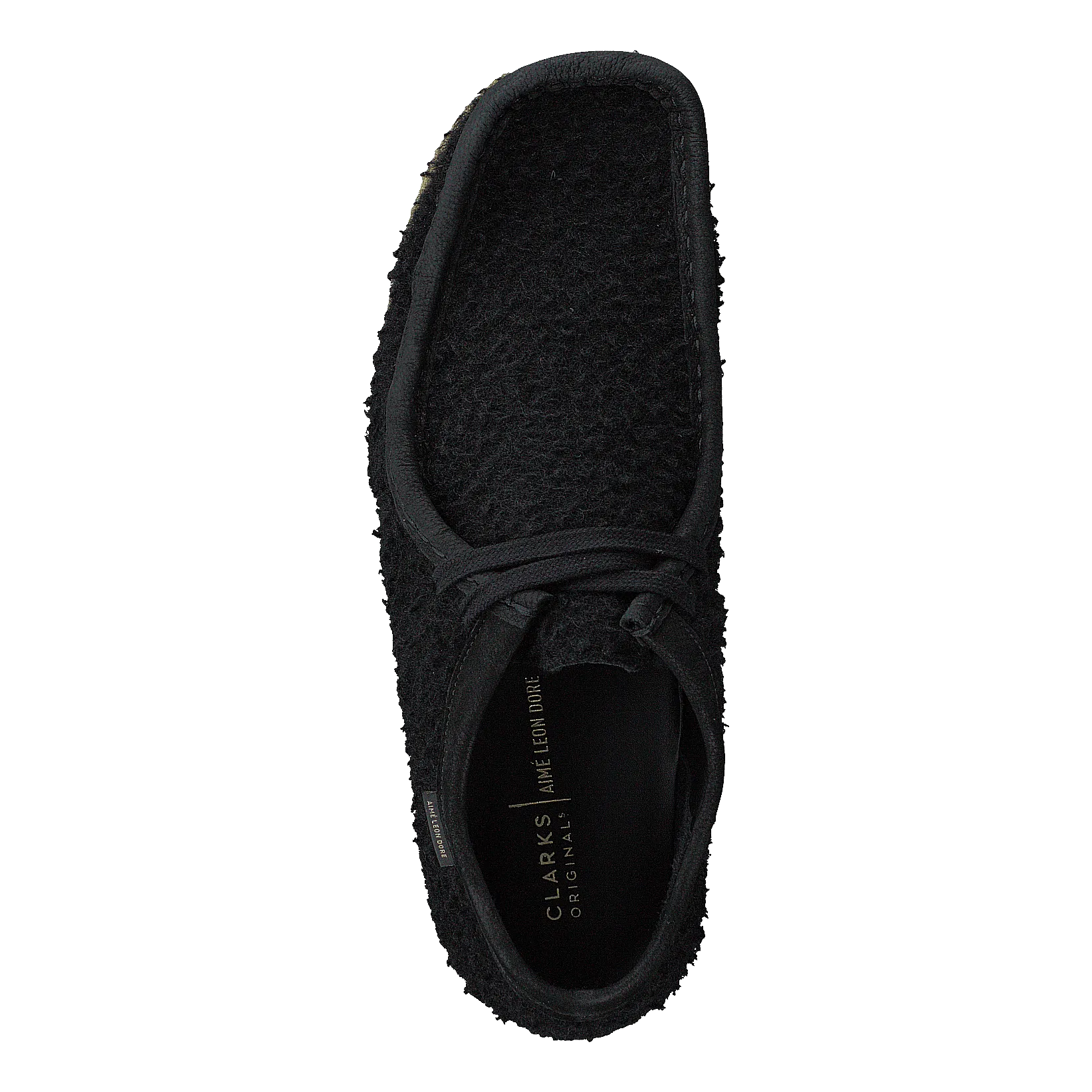 x ALD Wallabee Black Wool