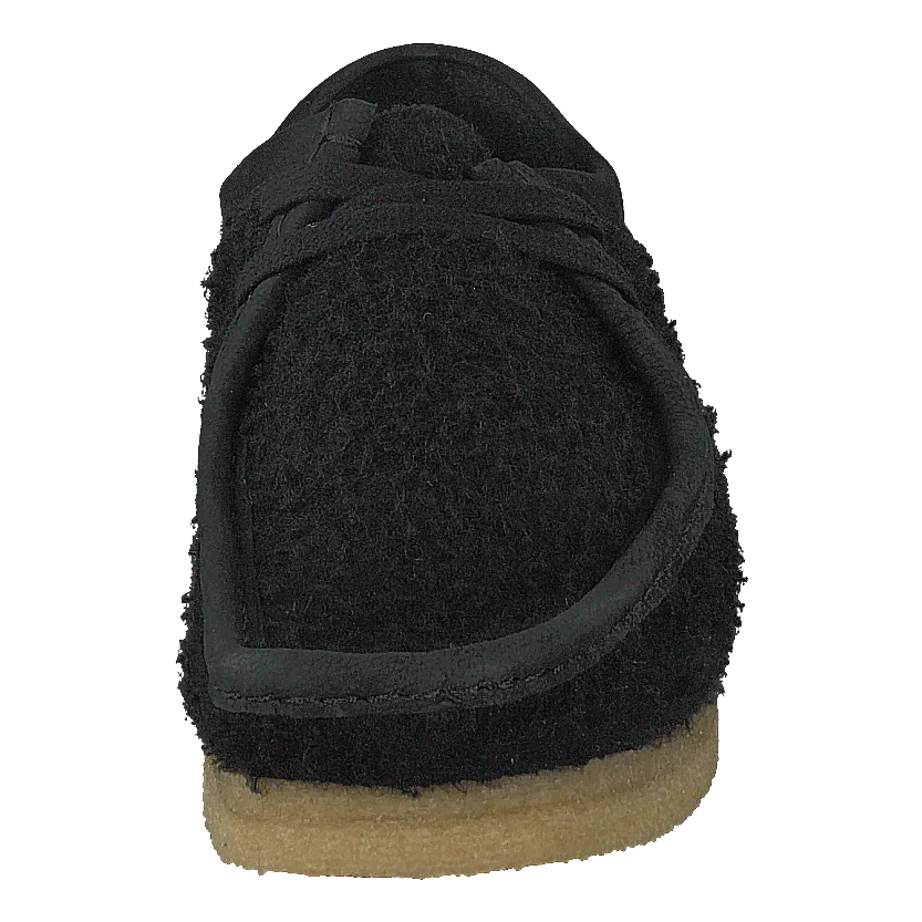 x ALD Wallabee Black Wool