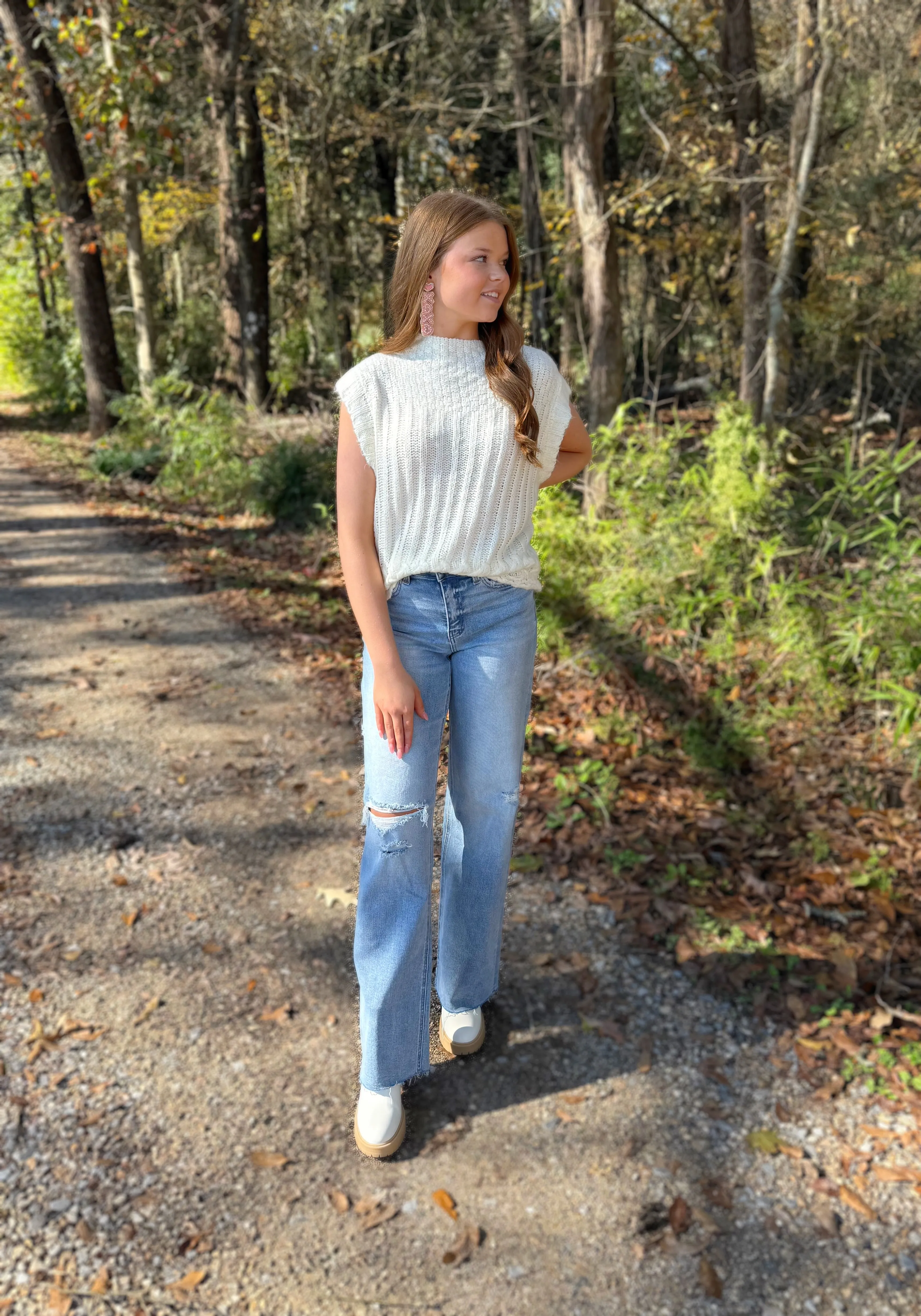 XS - Classy Knit Sweater Vest