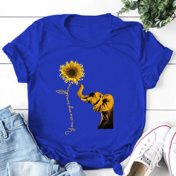 You Are My Sunshine Round Neck T-shirt