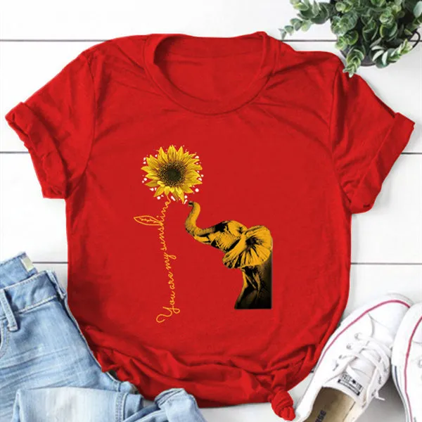 You Are My Sunshine Round Neck T-shirt