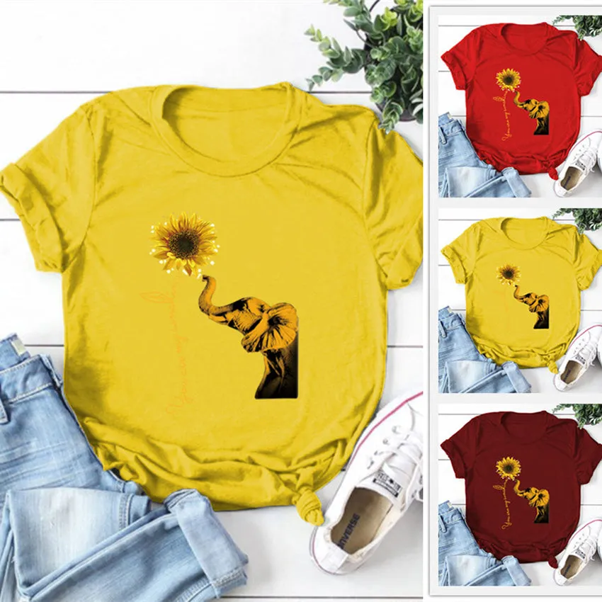 You Are My Sunshine Round Neck T-shirt