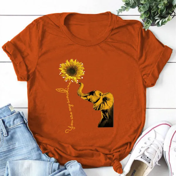 You Are My Sunshine Round Neck T-shirt